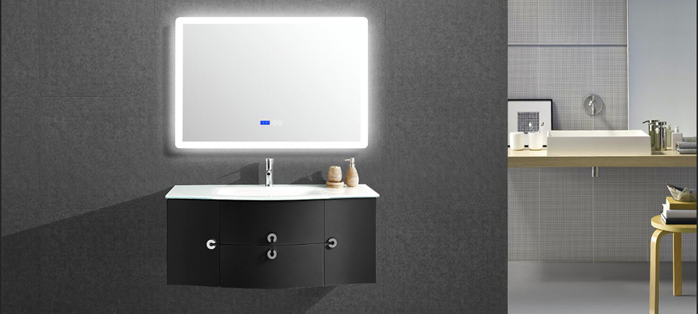 Waschtisch-Set mit LED-Badspiegel IL1905B